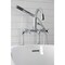Aqua Vintage CCK8101DX Freestanding Tub Faucet with Supply Line, Stop Valve, Polished Chrome CCK8101DX - alternate 5